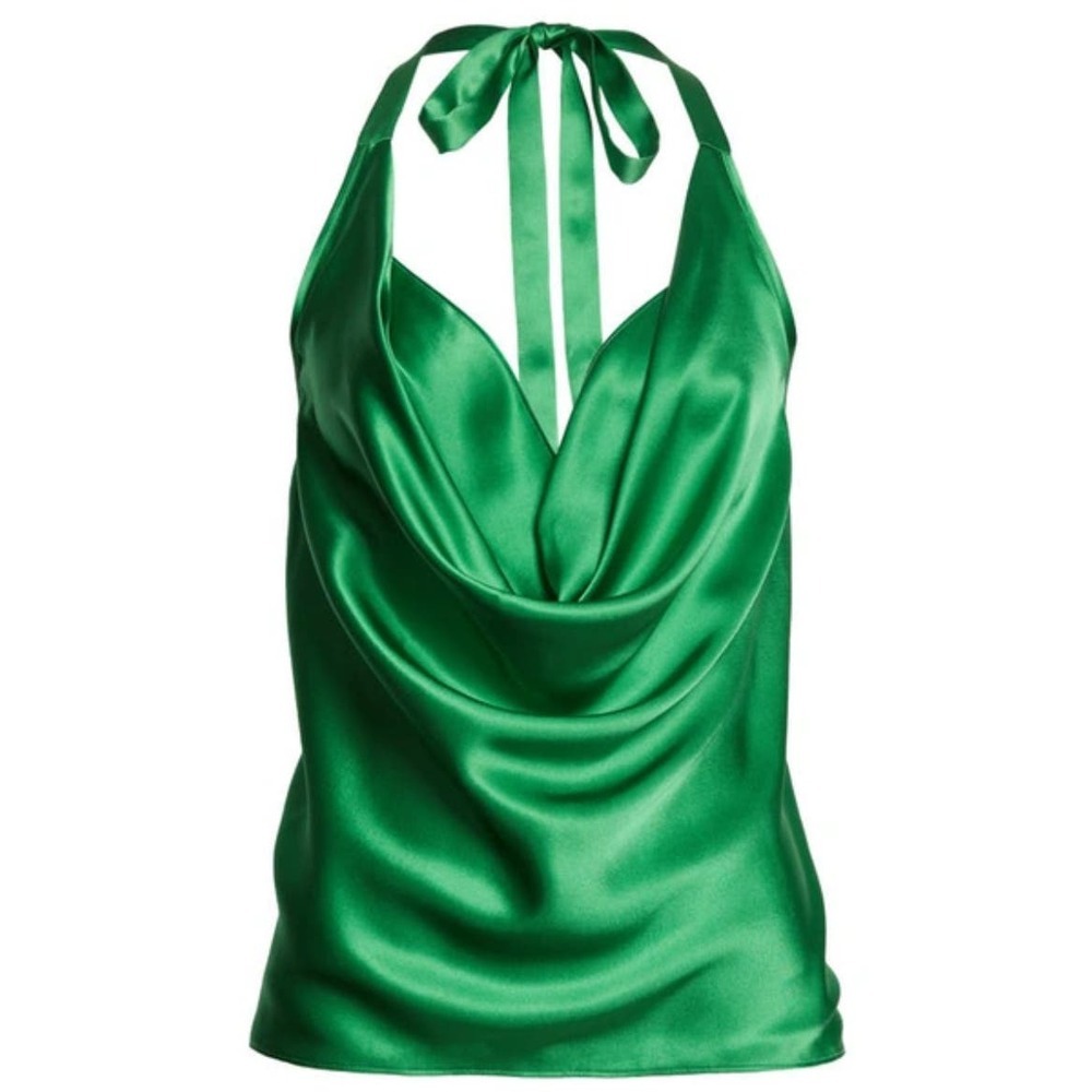 NWT Cami NYC Jackie Cowl Halter in Palm